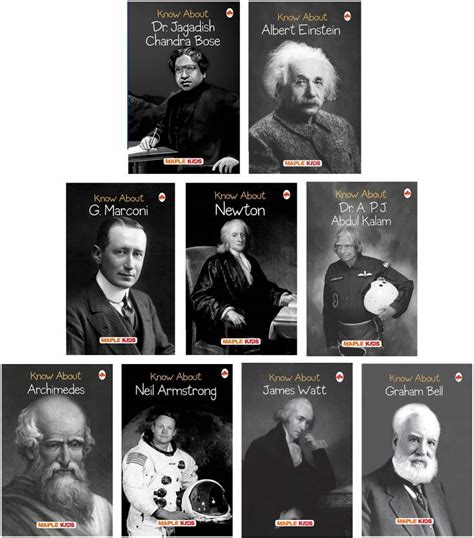 Archimedes, James Watt, Dr. Jagdish Chandra Bose, Albert Einstein, G ...