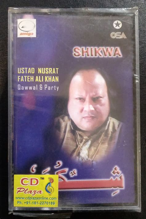 Shikwa Audio Cassette Ustad Nusrat Fateh Ali Khan Qawwal Party ...