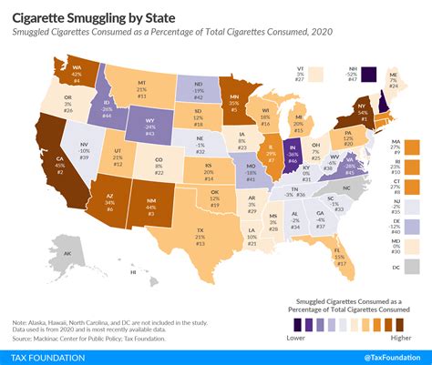 Cigarette Taxes | Cigarette Smuggling by State | Tax Foundation