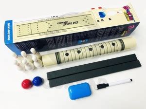 Quasar Mini Bowling Ball Game Family Board Game Finger Bowling Office ...