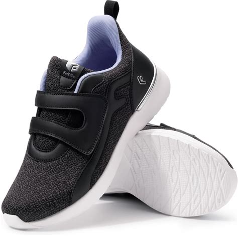 Amazon.com | FitVille Women's Wide Walking Shoes Memory Foam ...