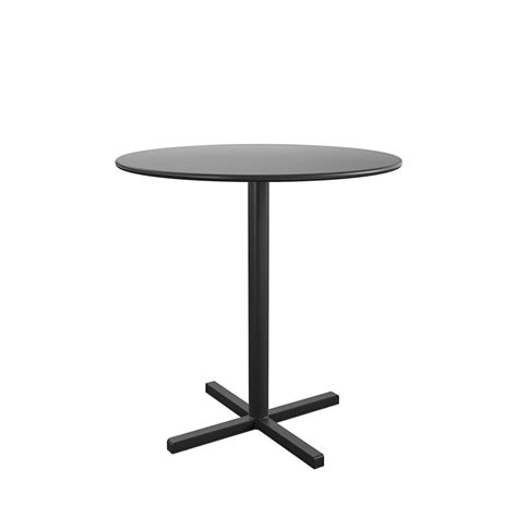 COSCO 24" Round Indoor/Outdoor Steel Bistro Table, Black - Walmart.com