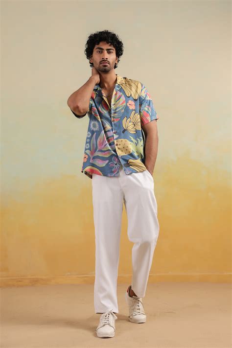 Papaya Coast Relaxed Fit Cuban Shirt – QB - QUINTESSENTIAL BASICS