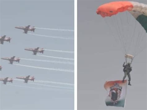 Patna Air Show Fighter planes performed stunts in the sky Army ...