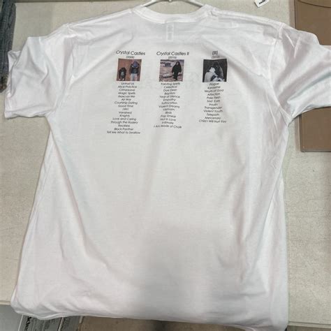 CRYSTAL CASTLES T SHIRT SIZES LARGE & XLARGE - Depop
