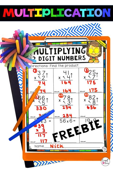 Image result for Two-Digit Multiplication Activity