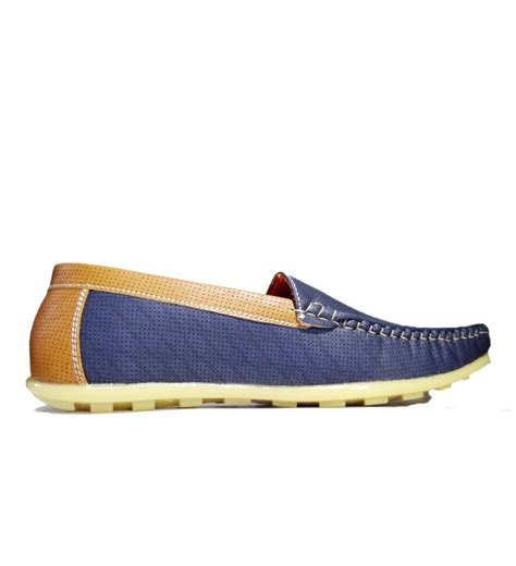 Oxhide Blue Loafers