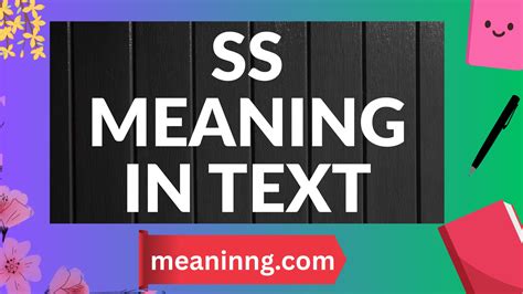SS Meaning in Text: Complete Guide 2026 😍