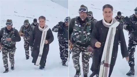 Ravindar Raina’s Video In Snow With Armed Guards Draws Flak, Oppn Asks ...