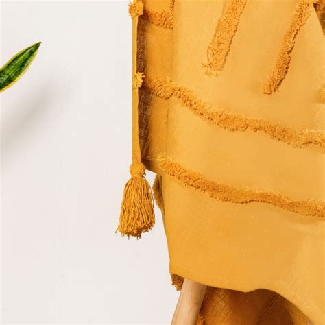 Mustard Mornings Pure Cotton Throw Online - Premium Throw Blanket ...