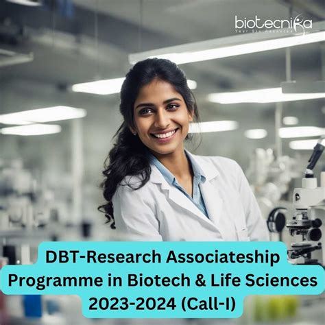 DBT-Research Associateship Programme in Biotech & Life Sciences 2023 ...