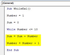 VBA While Loop 的图像结果