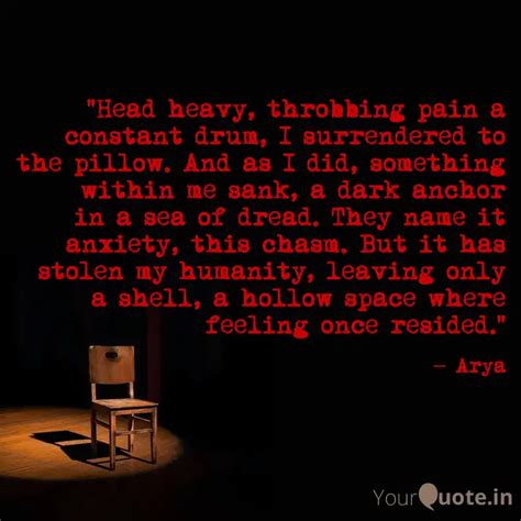 "Head heavy, throbbing pa... | Quotes & Writings by Aishwarya Vaidya ...