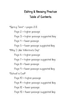 Image result for Editing and Revising Practice Questions