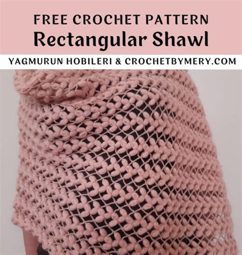 Crochet Rectangular Shawl 的图像结果