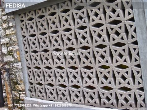 Stylish Cement Jali indian house design front view house painting inside