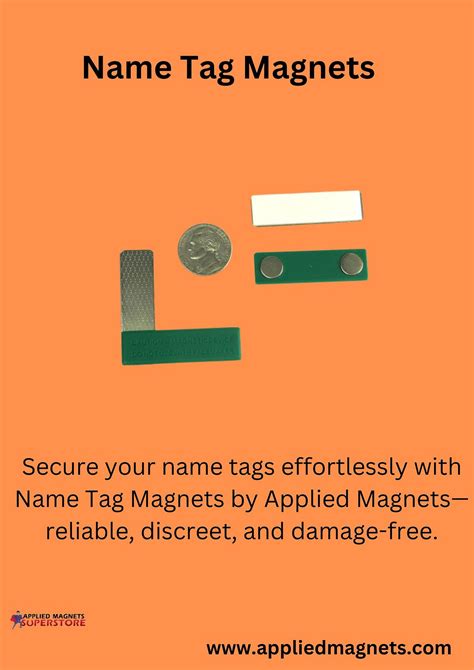 Effortless Identification: Name Tag Magnets by Applied Magnets ...