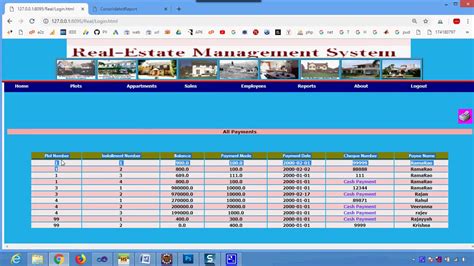 Real Estate Management System Project Using Python 的图像结果