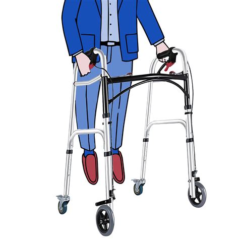 Buy Folding Rollator Rollator Walkers 6 Ft Tall Walkers with Brake and ...