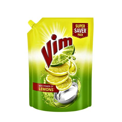 Vim Dishwash Liquid Gel Refill - Lemon - 900 ml & 2 L – Carrydor Online ...