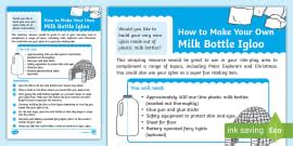 Igloo Art Activity - Igloo Craft - Create an Igloo | Twinkl