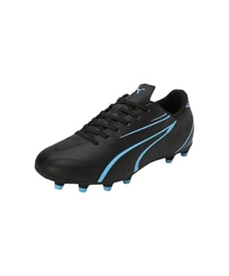 Buy Puma Mens Vitoria FG/AG Black-Luminous Blue Football Shoe - 10 UK ...