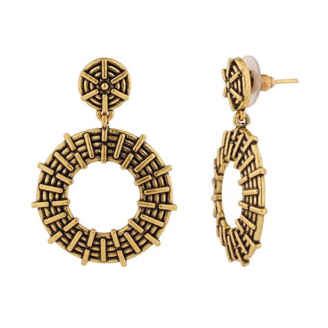 Woven Wonders Twill Dangler Earrings – VOYLLA