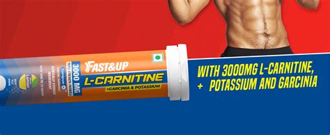 Fast&Up L Carnitine 3000mg Effervescent Tablets