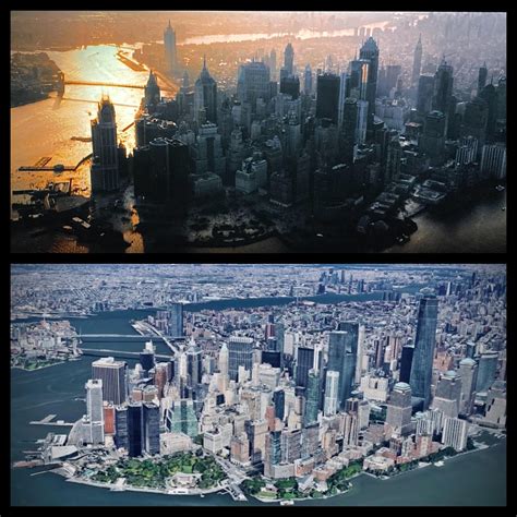 Tekening Van De Skyline Van Gotham City Batman: The Animated Series