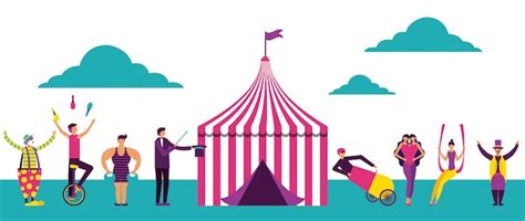 Circus kermis | Gratis Vector