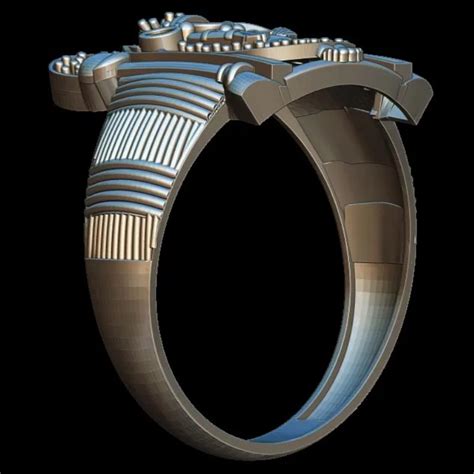 Balaji Ring 3D Model STL File | Spiritual Jewelry | Divine Craftsmanship