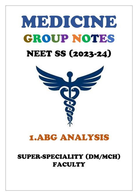 ABG Analysis - Doc Medicine 1.0-1 – GROVER DOCUMENTATION