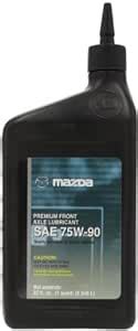 Genuine Mazda Fluid (0000-77-5W90-QT) SAE 75W-90 Premium 4x4 Front Axle ...