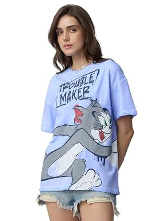 Buy The Souled Store Tom & Jerry: Troublemaker Women and Girls Short ...