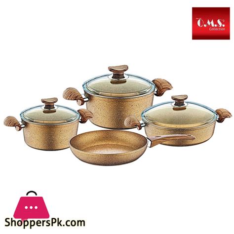Buy OMS Granite Cookware Set of 7 Turkey Made - 3105 at Best Price in ...