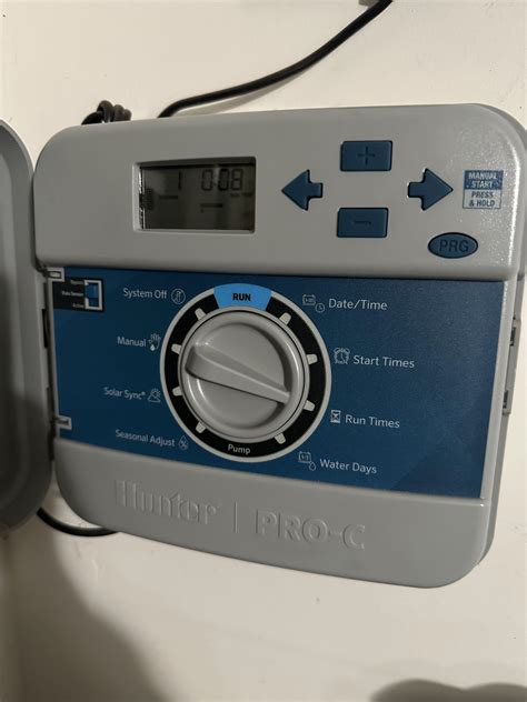 Image result for Hunter Pro C Irrigation Programming