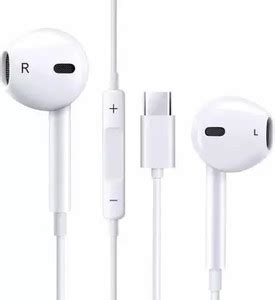 PREMBROTHERS TRM HF-104 Wired Type C Earphones with Mic for All Type C ...