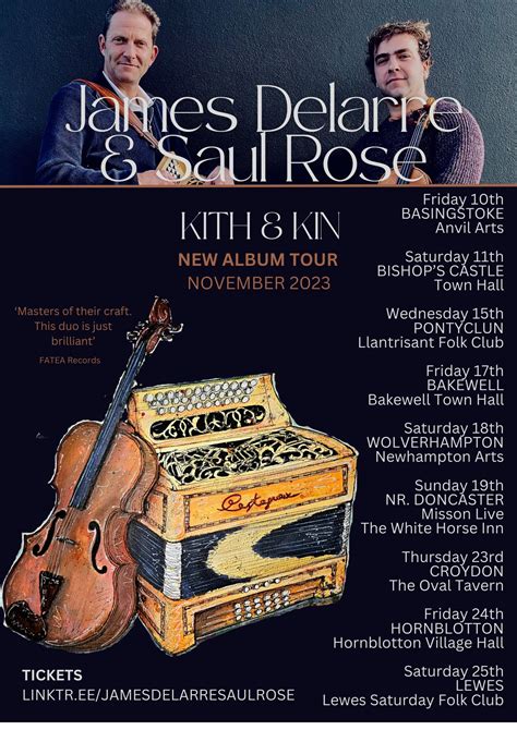 James Delarre and Saul Rose Concert - Bishop's Castle & Beyond