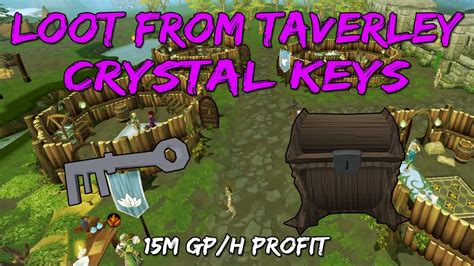 15M GP/H Looting Crystal Keys at Taverley Chest! [Runescape 3] - YouTube