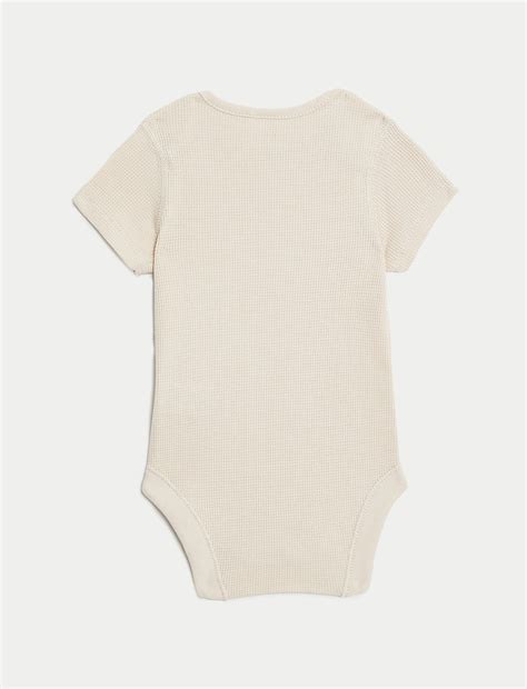 Buy 5pk Pure Cotton Bodysuits (6½lbs-3 Yrs) at Marks & Spencer