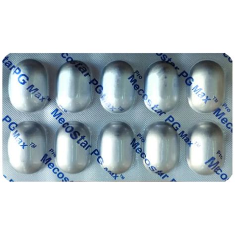 Buy Mecostar PG Max Tablet 10's online | Uses, Side Effects, Price and ...