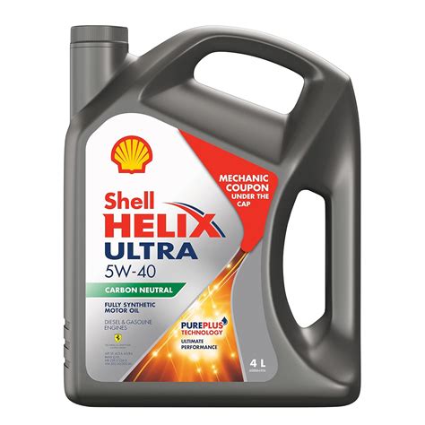 Shell Helix Ultra 5W-40 API SN Fully Synthetic Engine Oil for Petrol ...