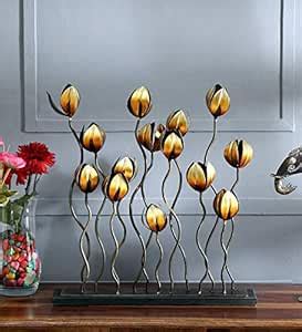 Buy Vedas Exports Metal Flowers Figurine, Medium, Multicolour Online at ...