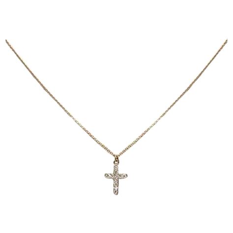 Loree Rodkin Gothic Collection Ornate Diamond 18 Karat Gold Cross ...