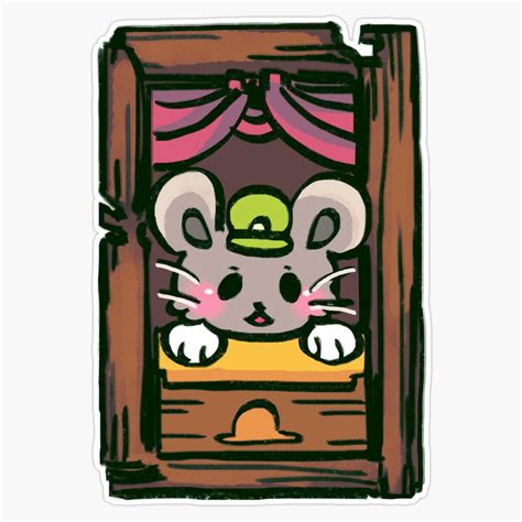 Maneki I Draw Hat Mouse Shop / Stardew Valley Er, Phone Decal Water ...