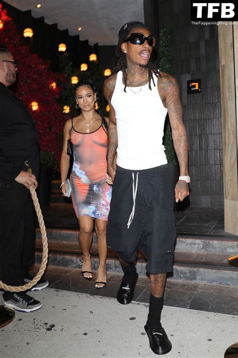 Aimee Aguilar & Wiz Khalifa Look Very Fashionable for a Night Out at Catch Steak (19 Photos ...