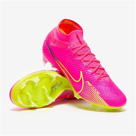 Nike Air Zoom Mercurial Superfly IX Elite FG - Pink Blast/Volt/Gridiron ...