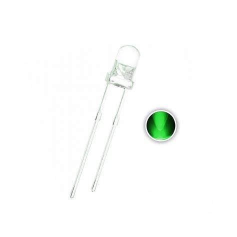 Buy LED - Basic Green - 3mm - Diffused - 150-200 mcd Online in at ...