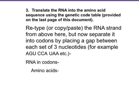 Image result for RNA Sequence Example