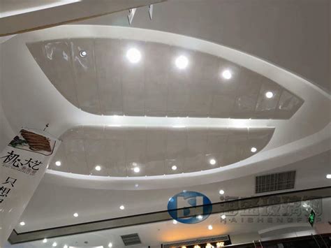 悬挂吊顶空间吸声体轻质天花板异形造型定制_垂片悬挂吸音体-廊坊展东节能科技有限公司